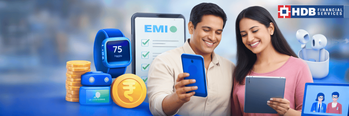 Phone Loan EMI Online with HDBFS