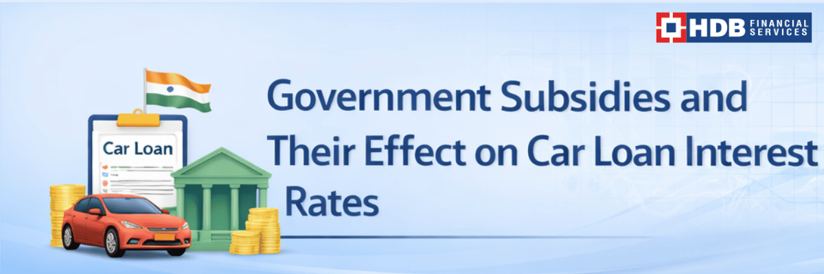 Car Loan Subsidies and Interest Rates