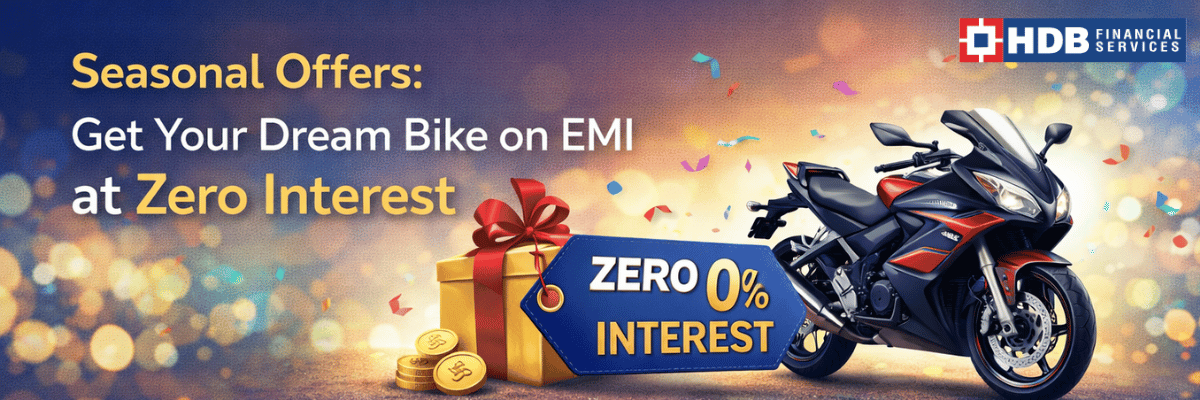 Zero Interest Bike EMI Offers