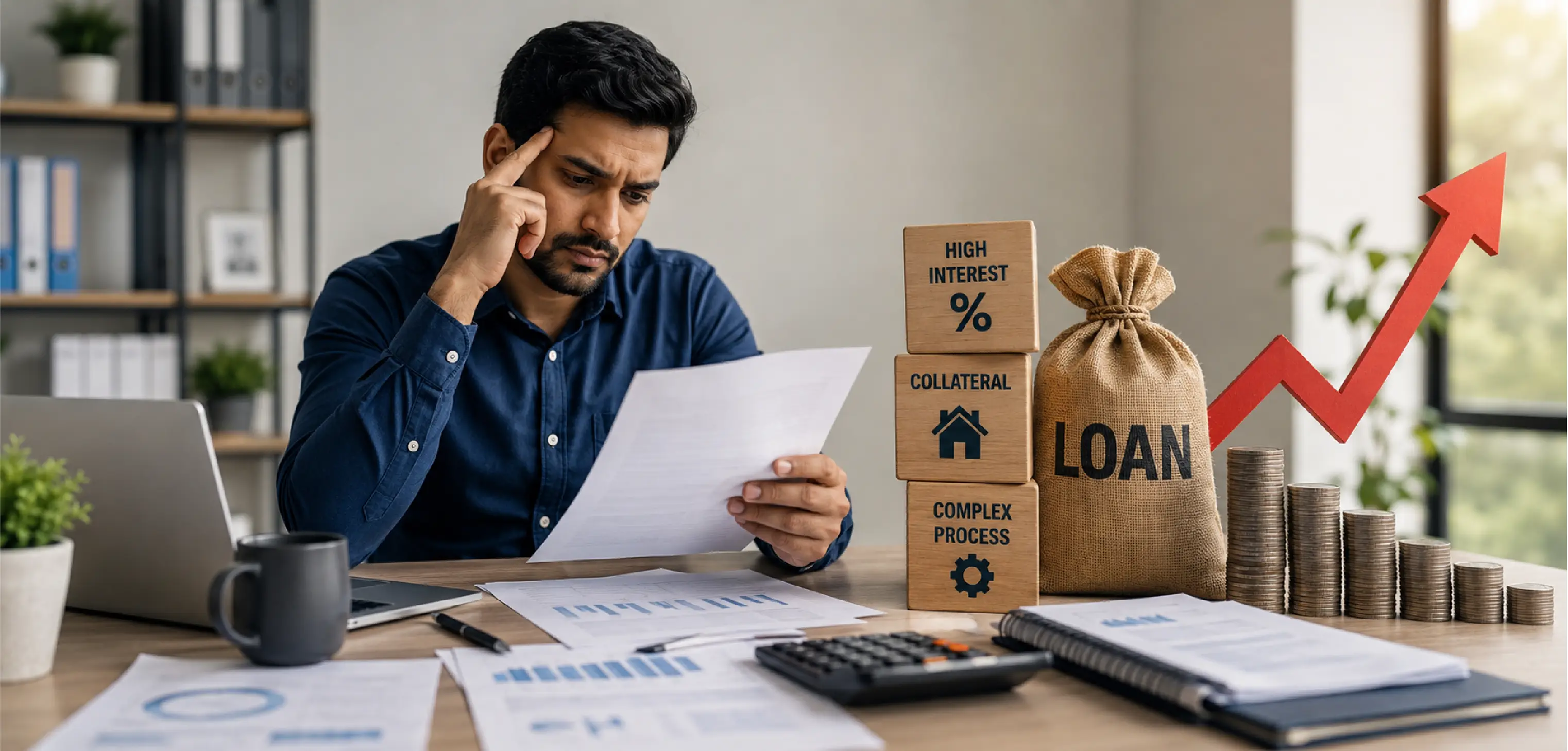 Why traditional business loans often increase risk instead of reducing it