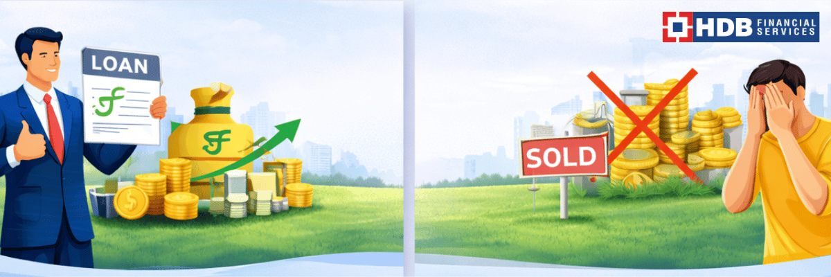 Loan Against Vacant Land Benefits